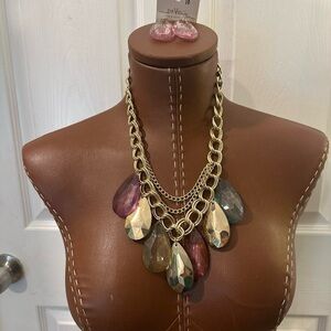 Elegant Multicolor Statement Necklace